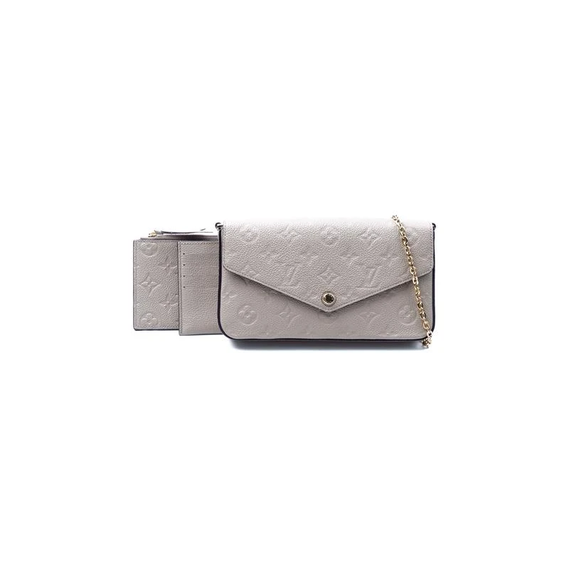 95新 LouisVuitton/路易威登  咖色三合一链条包/T_ZY0000388781