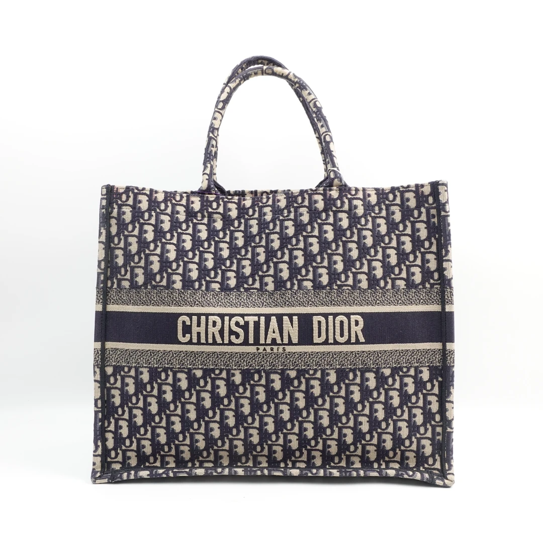 95新 DIOR/迪奥 蓝色老花托特/TJYG-00056