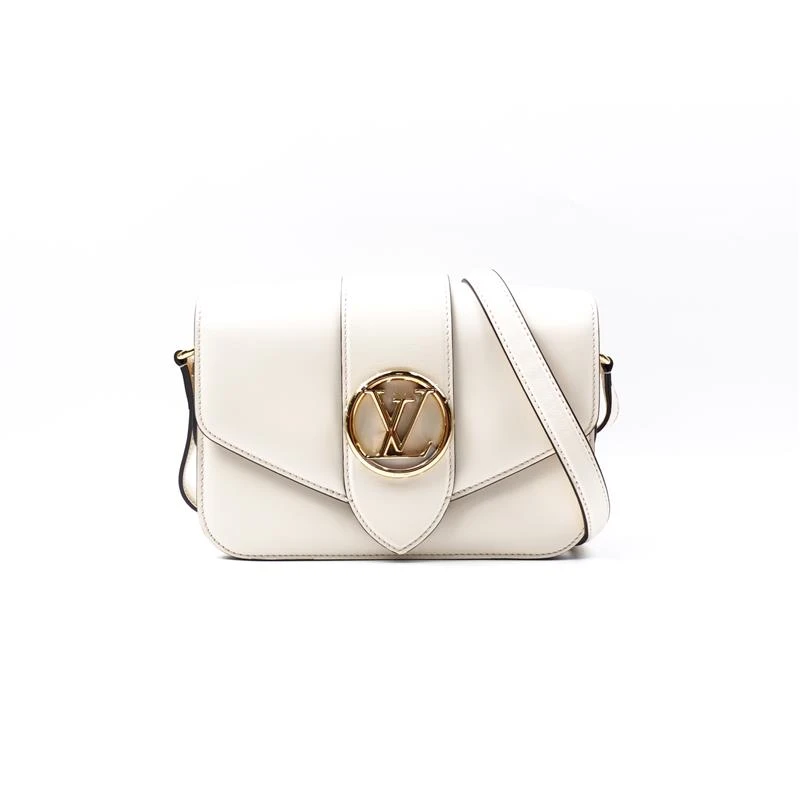 95新 LouisVuitton/路易威登 米白色单肩包/H_ZY0000370655