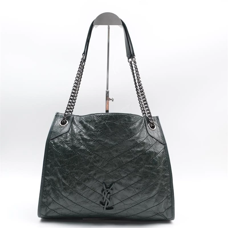 95新 YSL/圣罗兰 深绿色 niki 单肩包/T_ZY0000251666