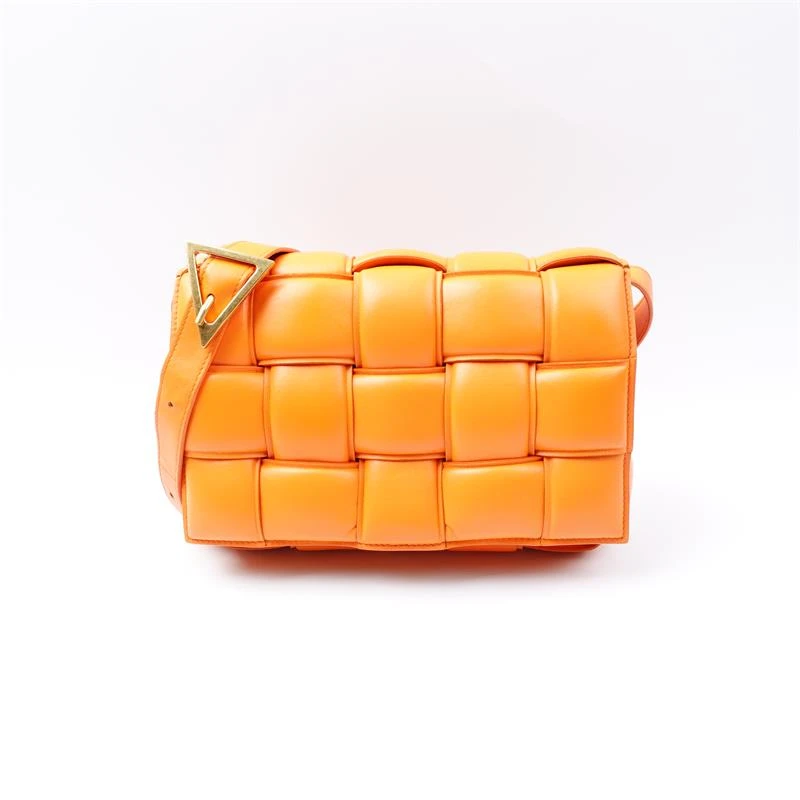 95新 BOTTEGA VENETA/葆蝶家  橙色 单肩包/T_ZY0000373232