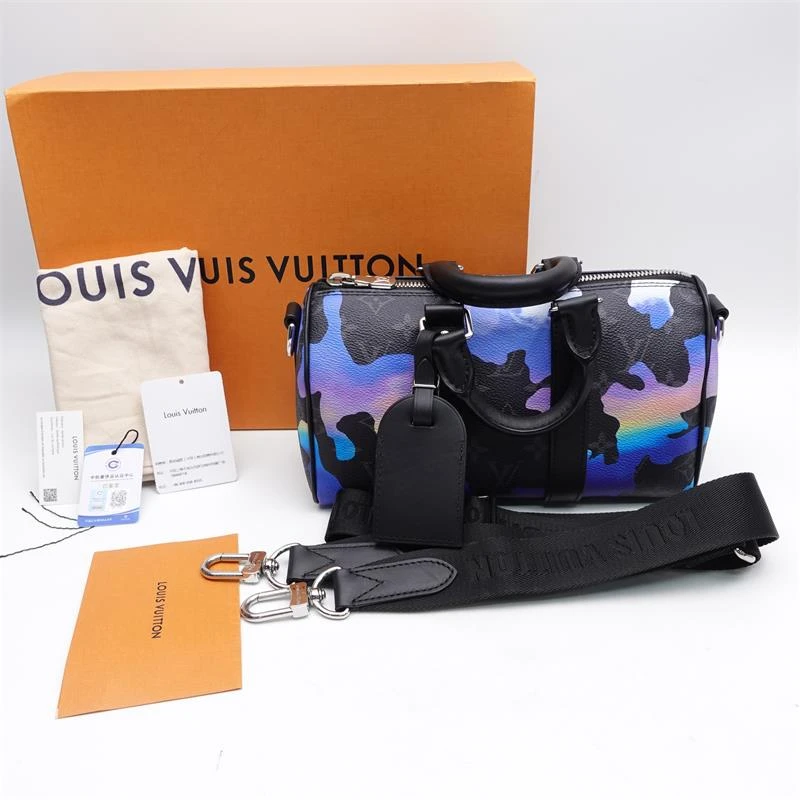 95新 LouisVuitton/路易威登 keepall炫彩单肩包/T_ZY0000278060