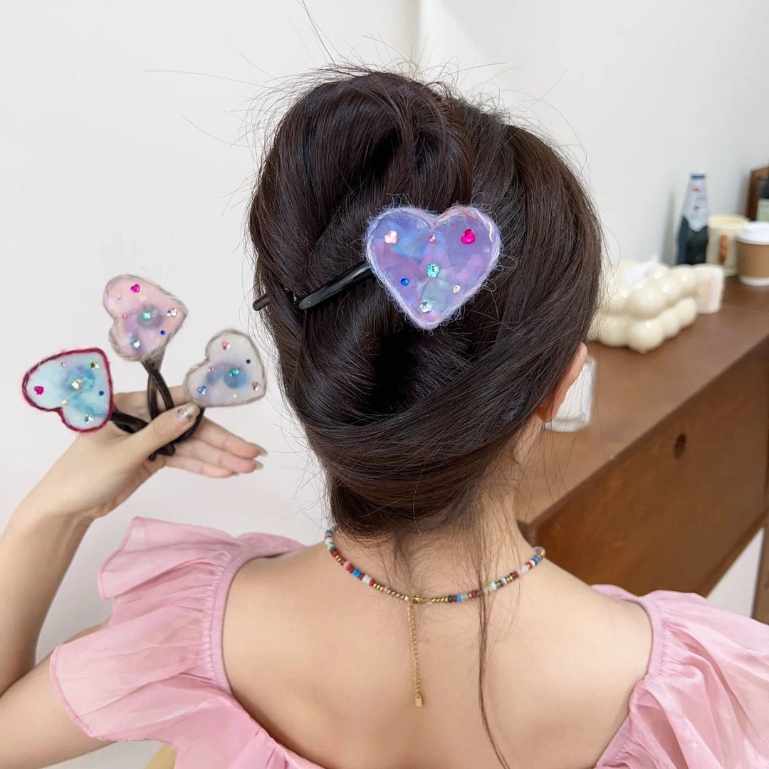 漫予怦然心动~多巴胺抓夹女2024新款高级感扭扭夹夏天ins发夹