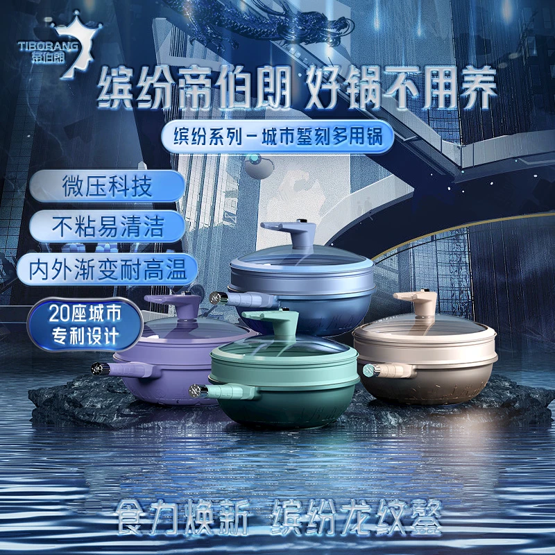 帝伯朗 城际系列多用炒锅32CM 全炉灶通用