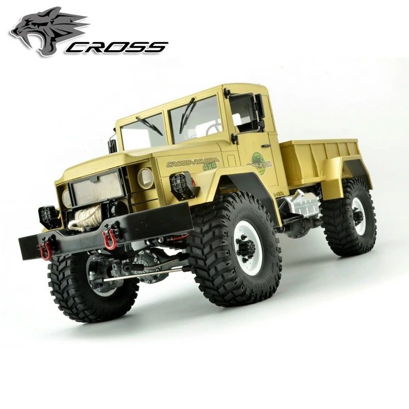 CROSSRC HC4遥控1:10军卡车拖挂车大扭力直桥越野防水四驱
