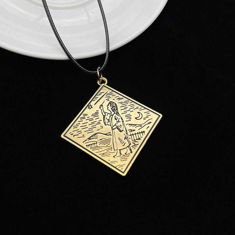 合金项链 艾尔登法环观星少女的传说护符项链双指碎星吊坠挂件