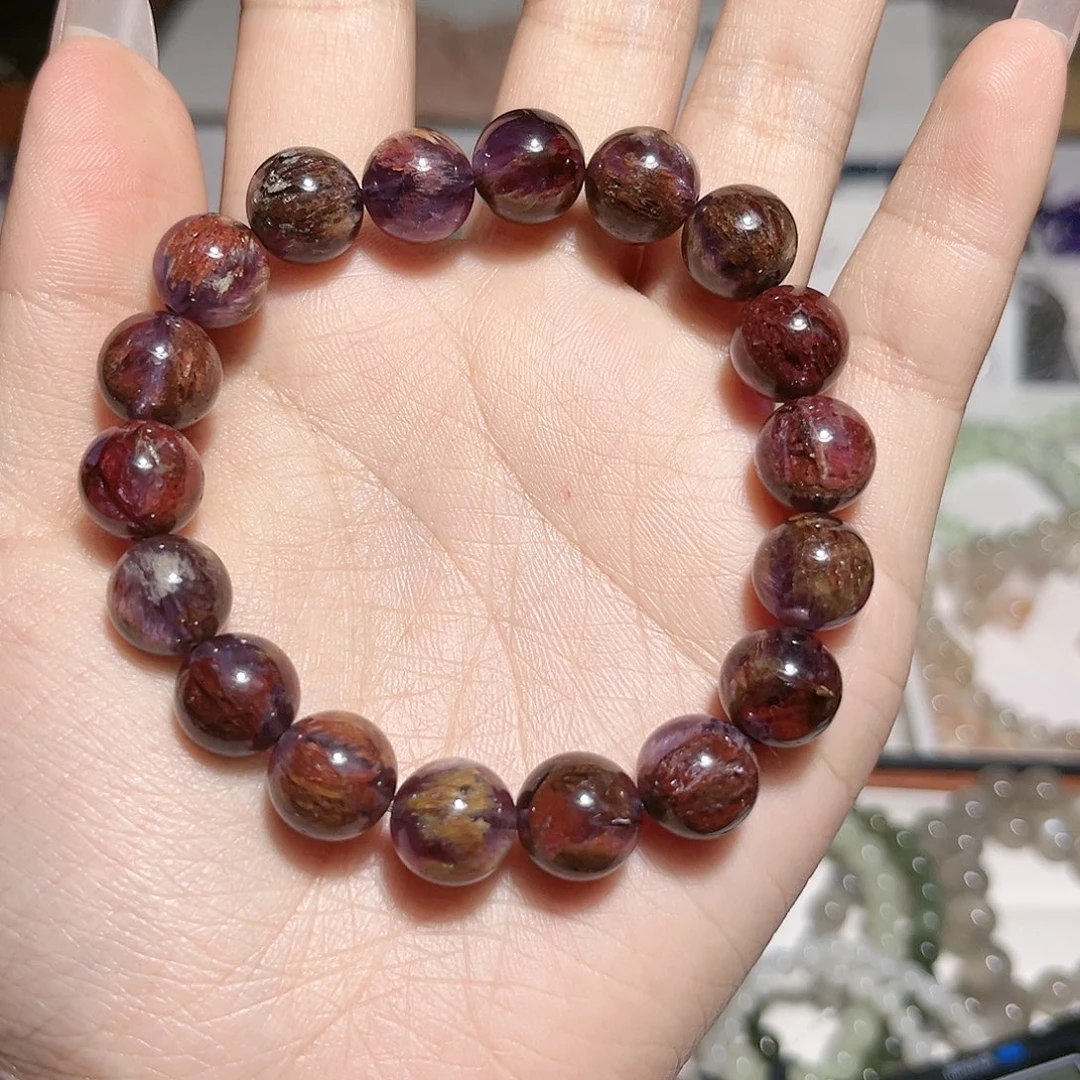 水晶手串未镶嵌紫幽灵