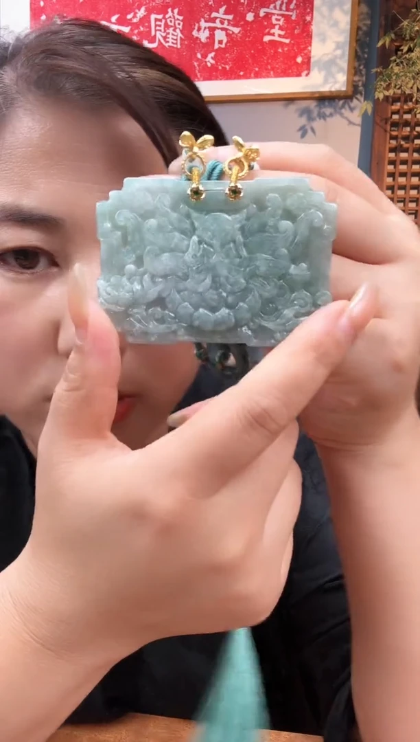 【闪购商品】翡翠挂件未镶嵌天然翡翠雕件12345