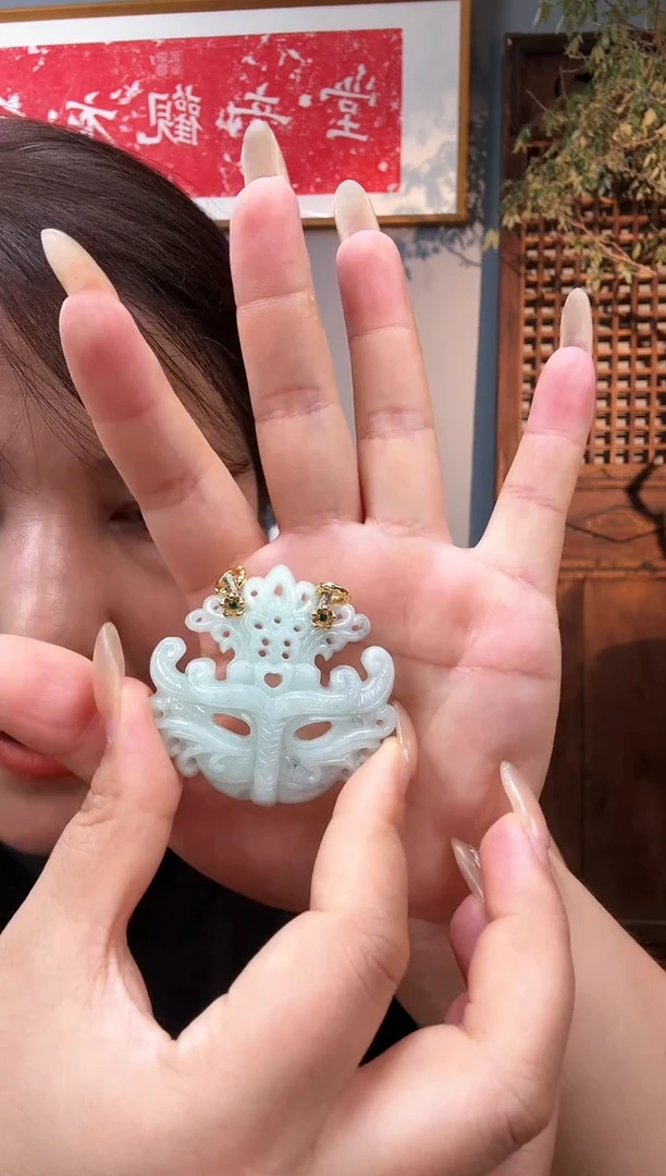 【闪购商品】翡翠挂件未镶嵌国风翡翠A货123