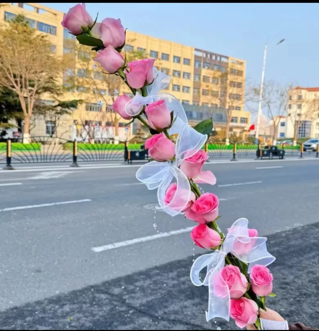 一米花束一米长玫瑰花送女友闺蜜网红款全国同城配送打卡拍照