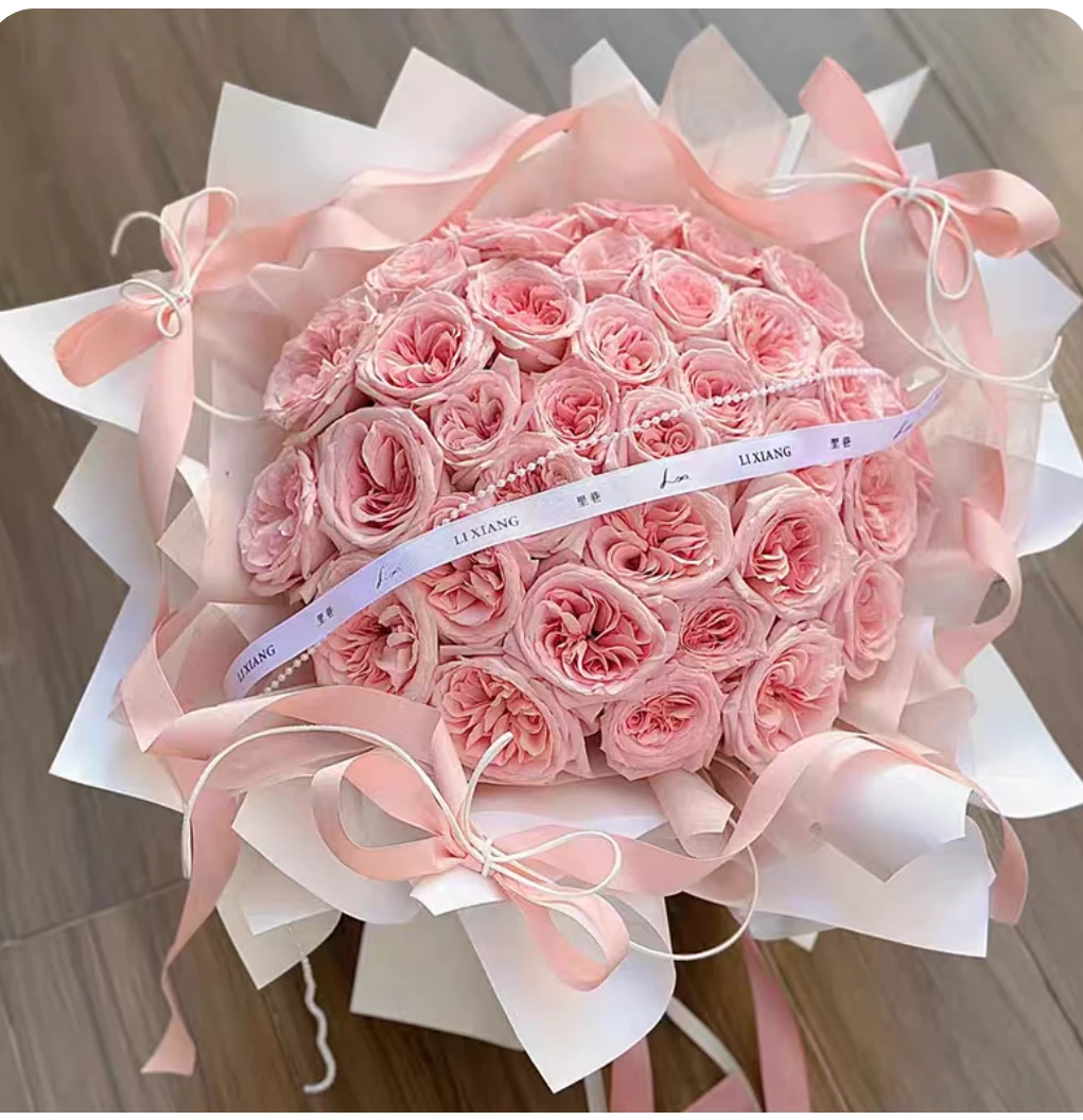 鲜花速递同城粉红白玫瑰花束生日上海北京广州深圳花店全国配送