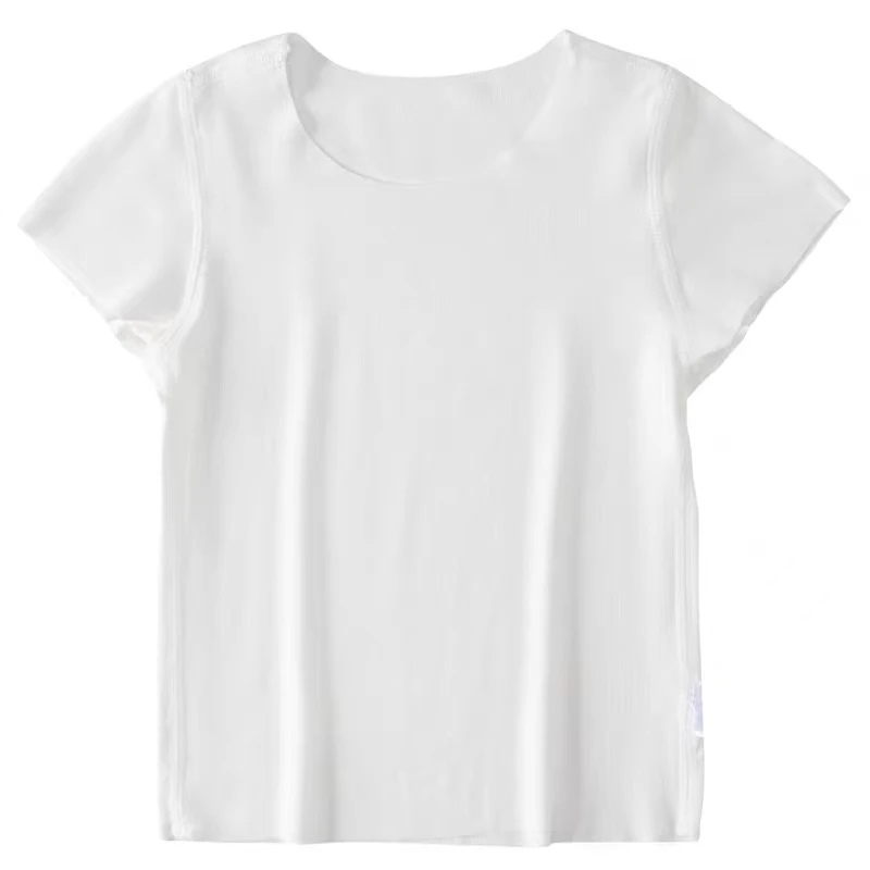 2童装 直播间扣号下单  儿童女童运动白色打底夏季