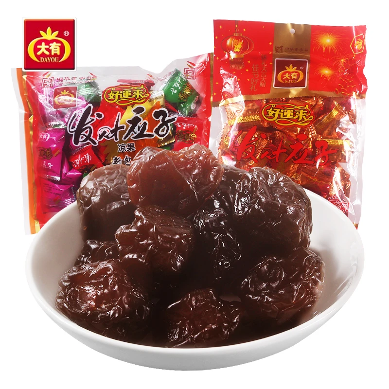 大有发财应子363克凉果正宗蜜饯开胃独立包装果脯李子休闲零食