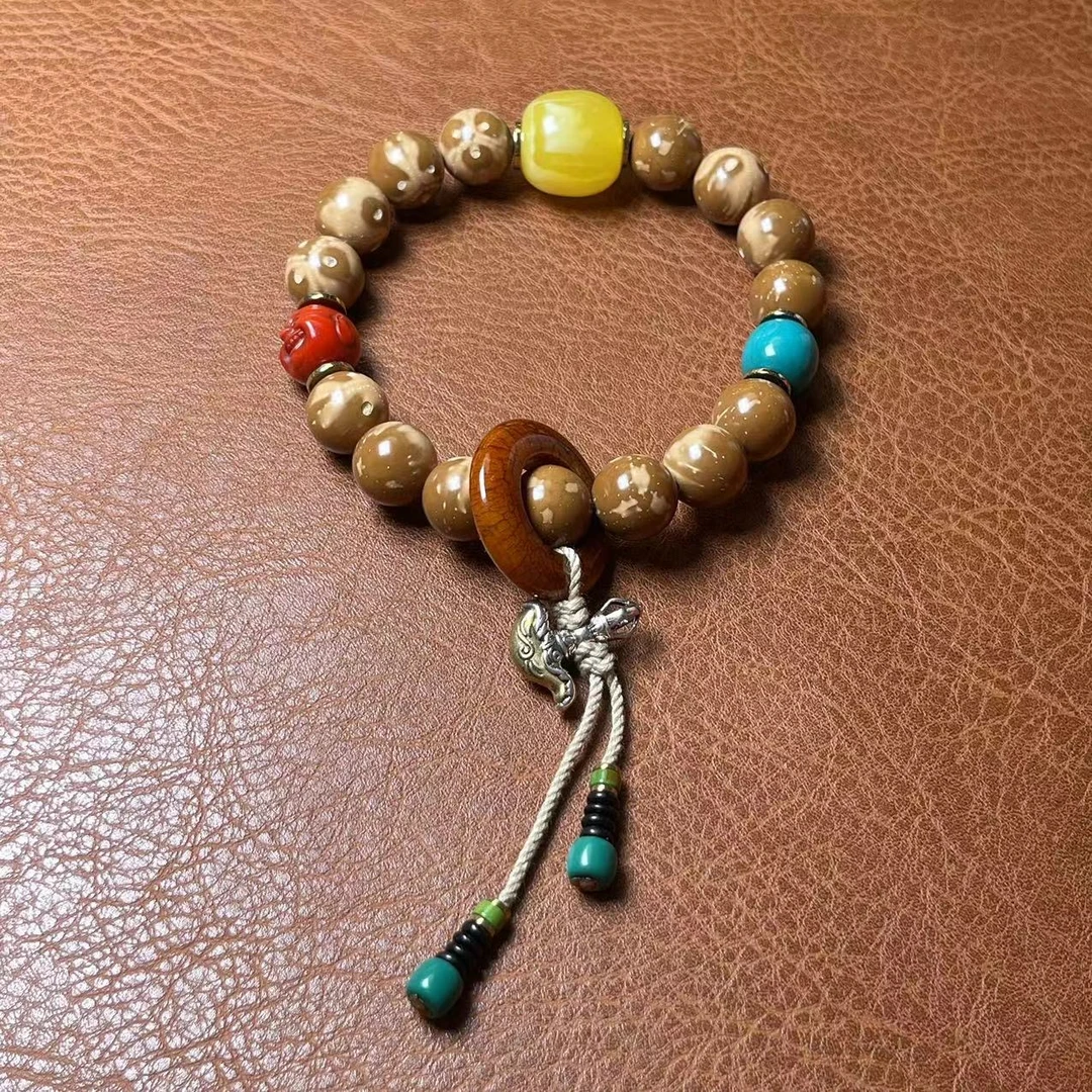 【成品木串】13mm熊猫鼠菩提手持