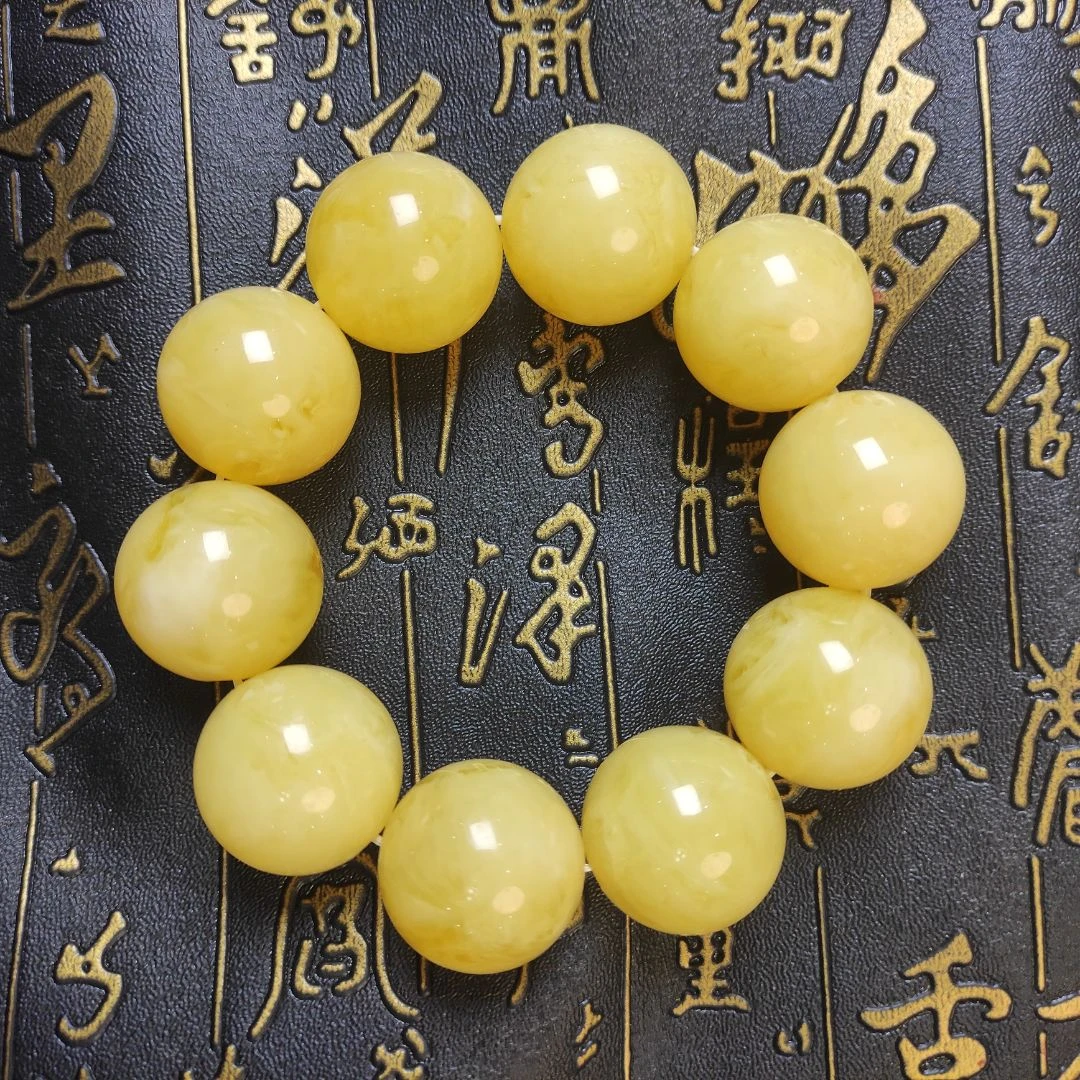 b001经典白花色素圈单圈手串高端配饰时尚饰品（25mm）