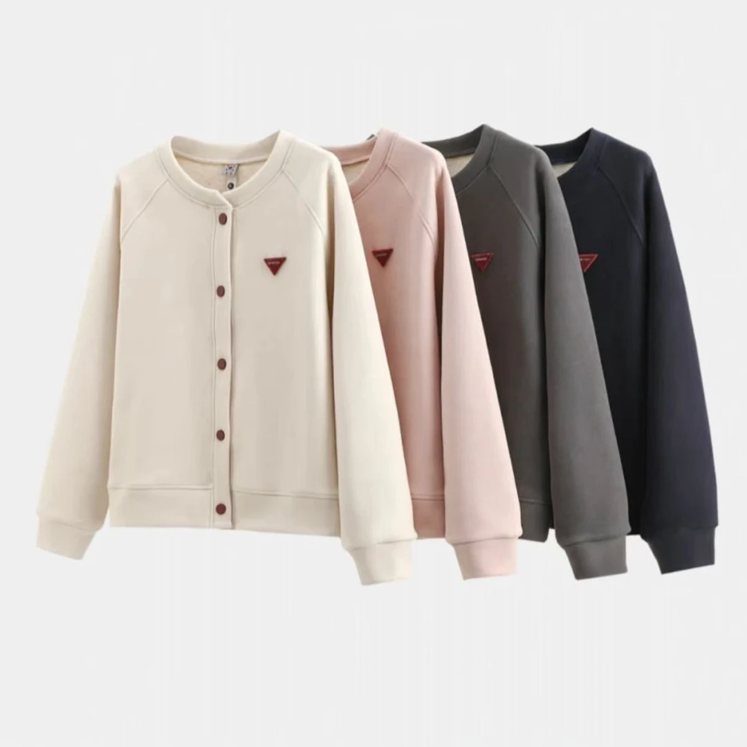 小玉推荐 《三角标》防风开衫时尚保暖秋冬外套卫衣