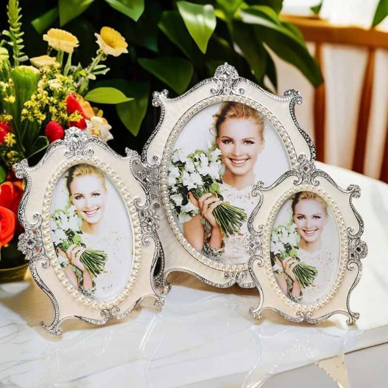 欧式创意个性婚纱照相框摆台6寸7寸10寸组合时尚现代个性照片像框