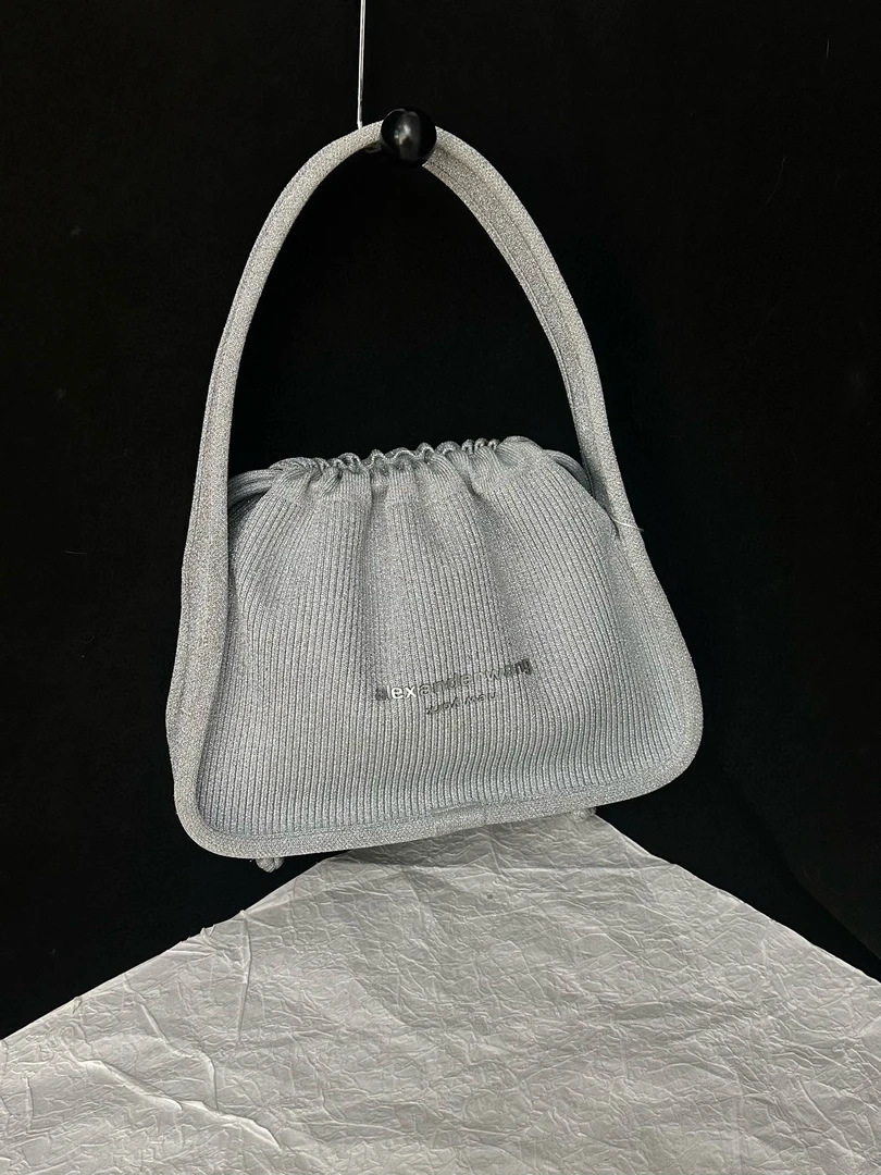 95新 Alexander McQueen/亚历山大·麦昆 (K)亚历山大王针织手提包