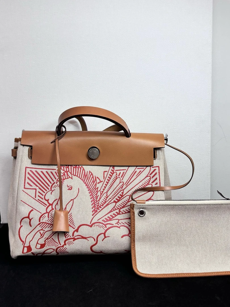95新 Hermes/爱马仕 爱马仕 飞马herbag31斜挎包