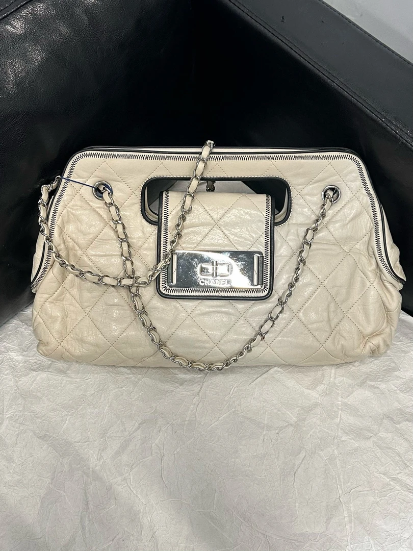 95新 Chanel/香奈儿 (K)chanel2.55衣架机场包斜挎包