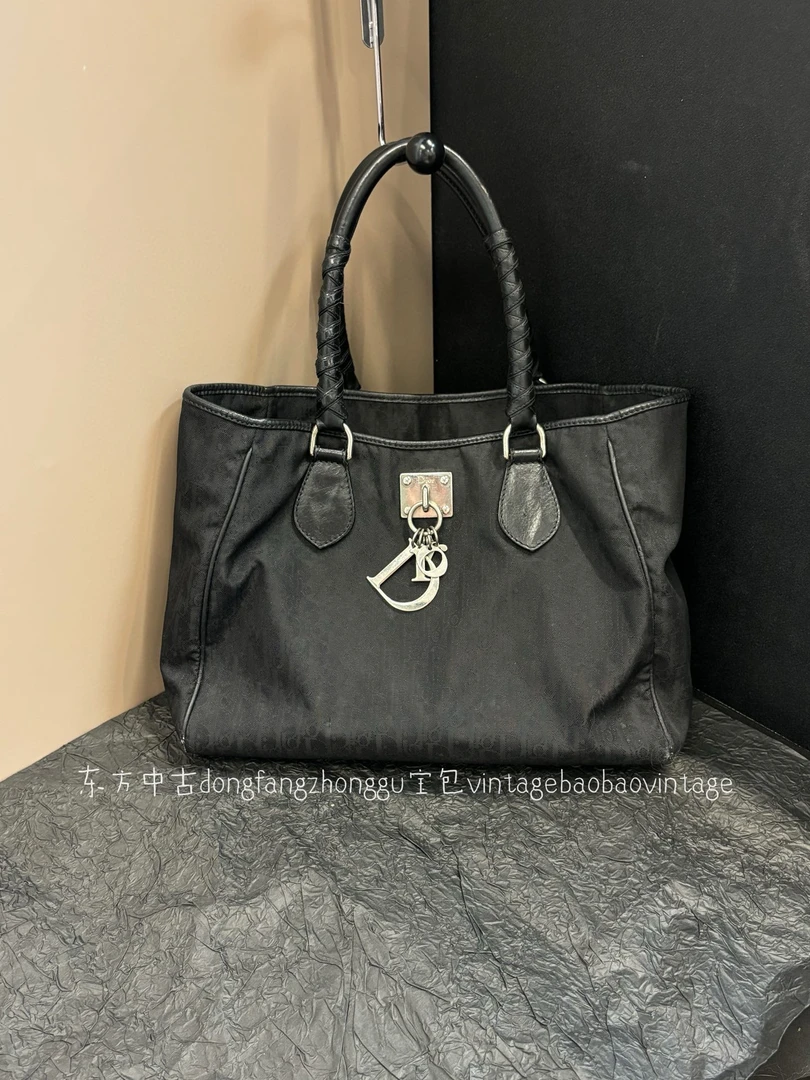 95新 DIOR/迪奥 dior 黑色单肩手提包