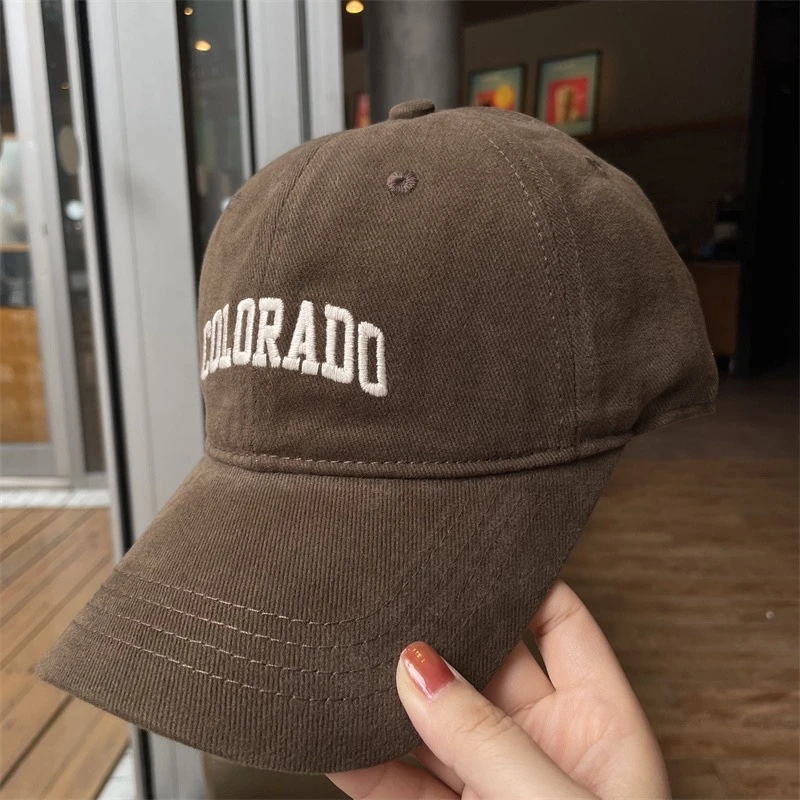 诚峰帽饰韩版字母刺绣棒球帽子男女i百搭潮牌显瘦显脸小软顶鸭舌