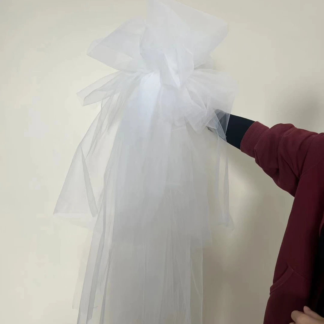 非金属布艺婚庆饰品 层次感精美头纱30