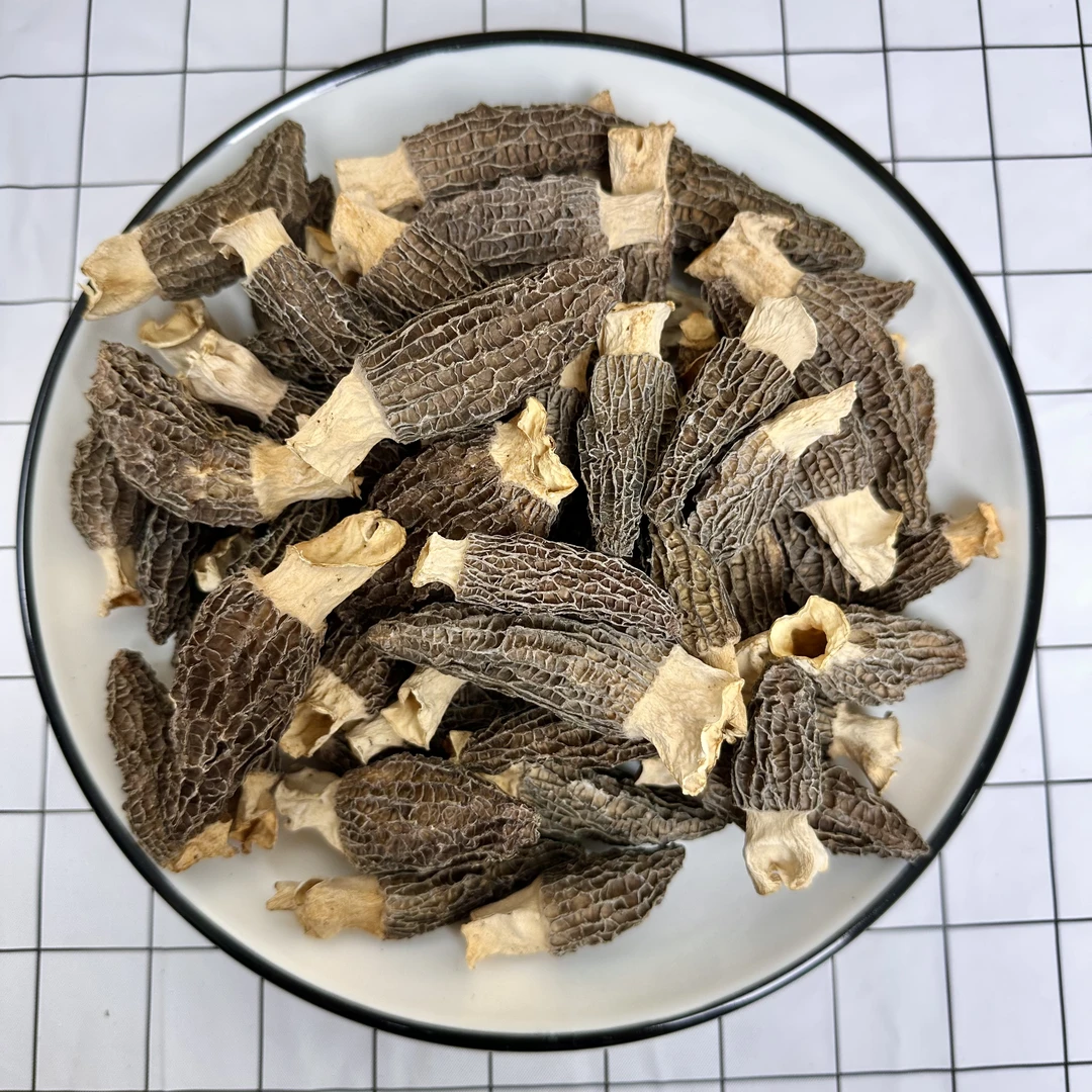 【羊肚菌】农产品头茬肥厚羊肚菌纹路清晰脆口适合煲汤