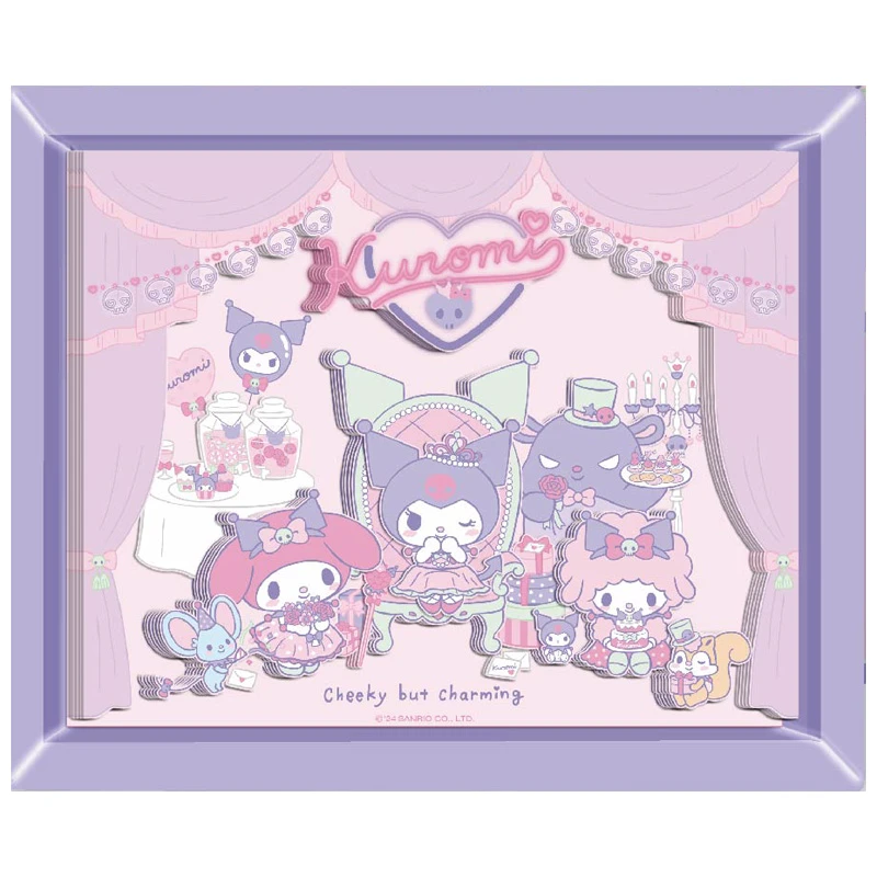 库洛米5D立体拼图安静书桌面摆件DIY手工叠纸玩具