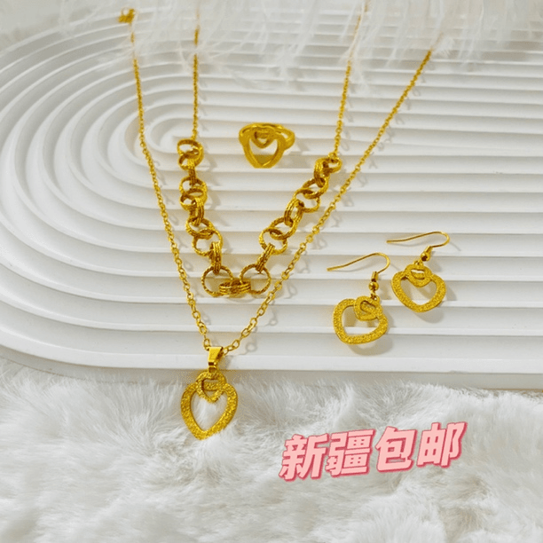 铜合金项链 854四件套