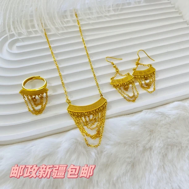 铜合金项链 889三件套