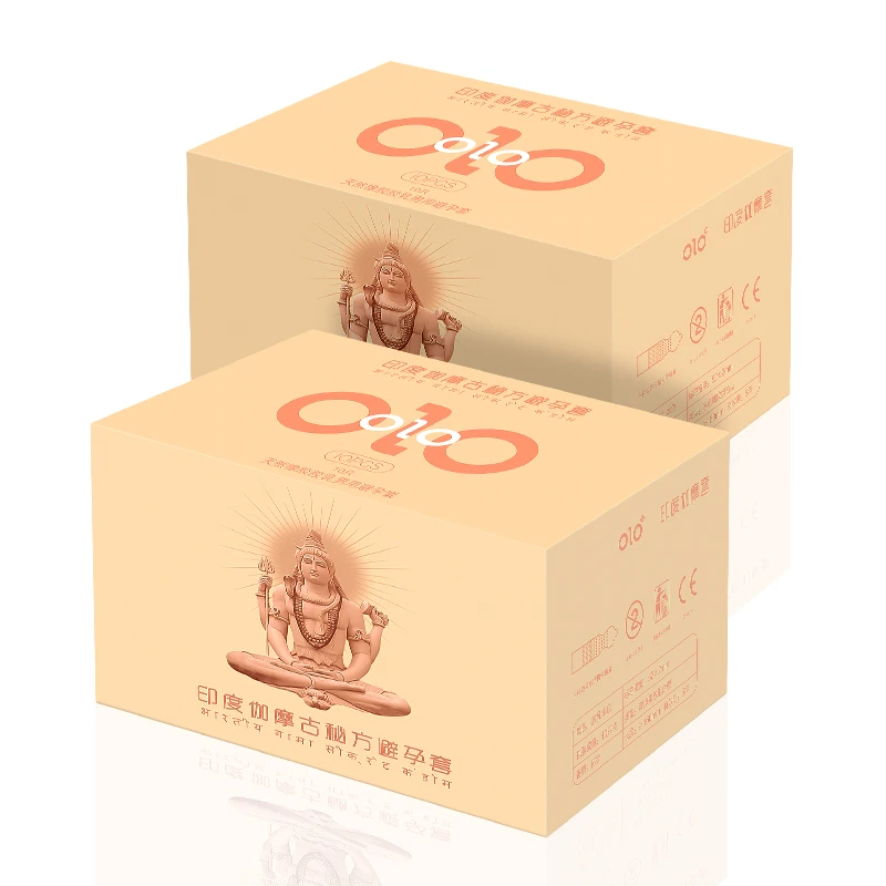 大颗粒螺纹延时持久型成人男用超薄安全套OLO 天然橡胶胶乳避孕套 印度神油延时情趣用品