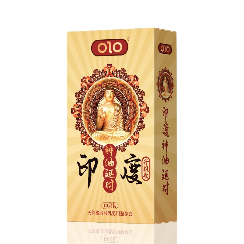 OLO大颗粒神油延时持久润滑超薄成人安全套 天然胶乳橡胶避孕套