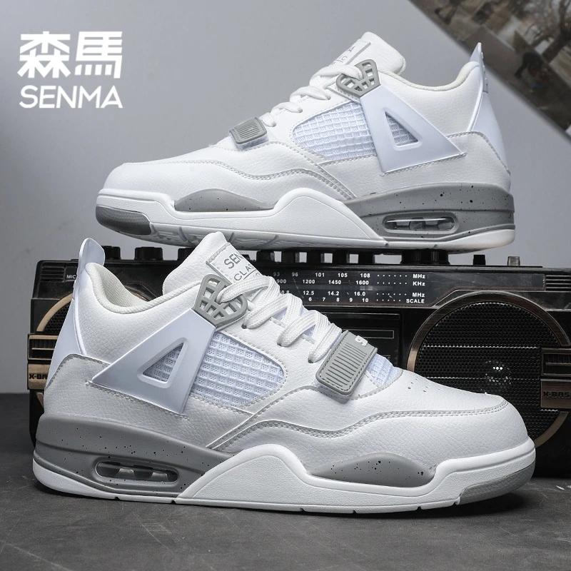 森马男鞋夏季新款百搭潮流休闲鞋青少年厚底增高防滑时尚运动板鞋