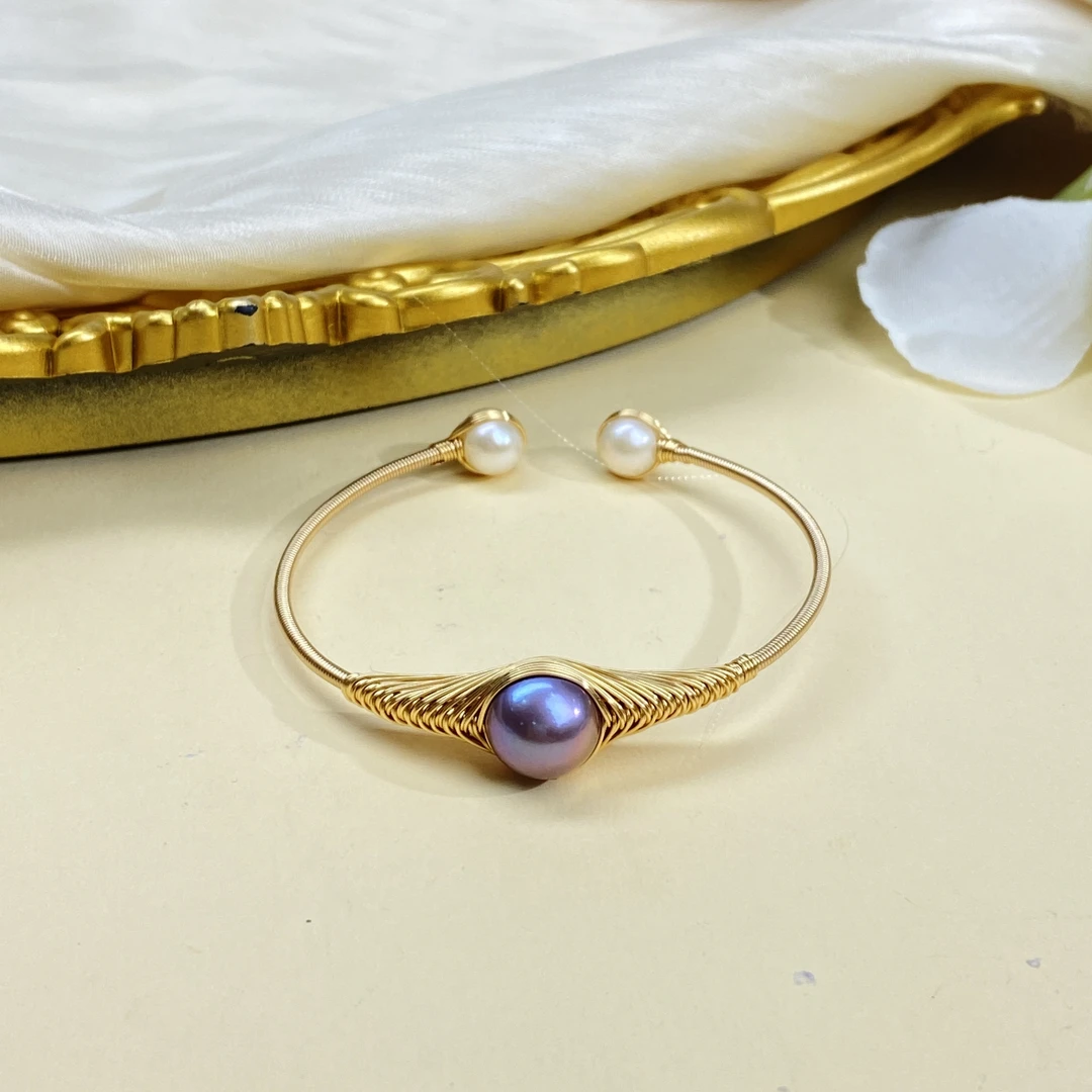 【小北好物】淡水珍珠手镯3-16QH27X354【多样性发一件】