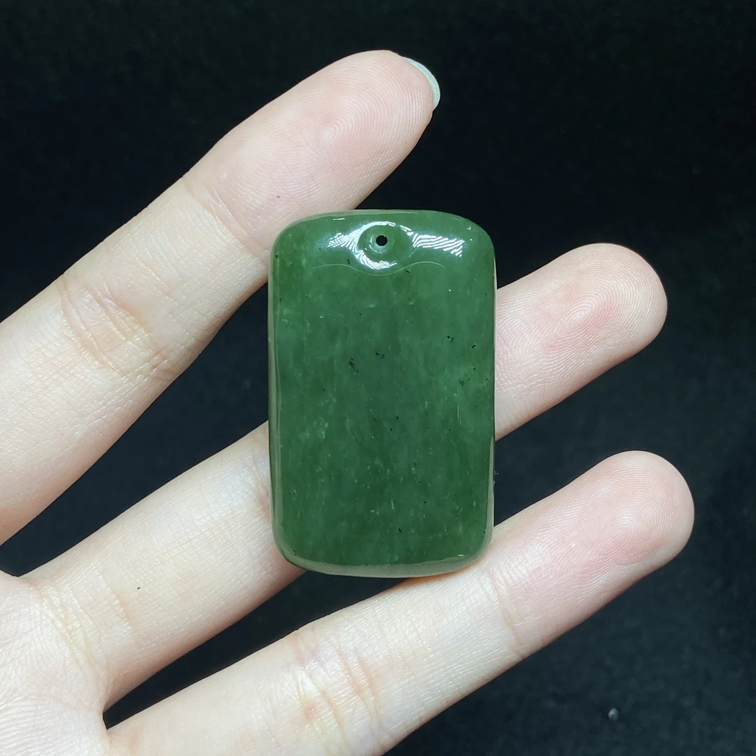 【小北严选】和田玉吊坠15-16H16X436【多样性发一件】约38*23mm带绳