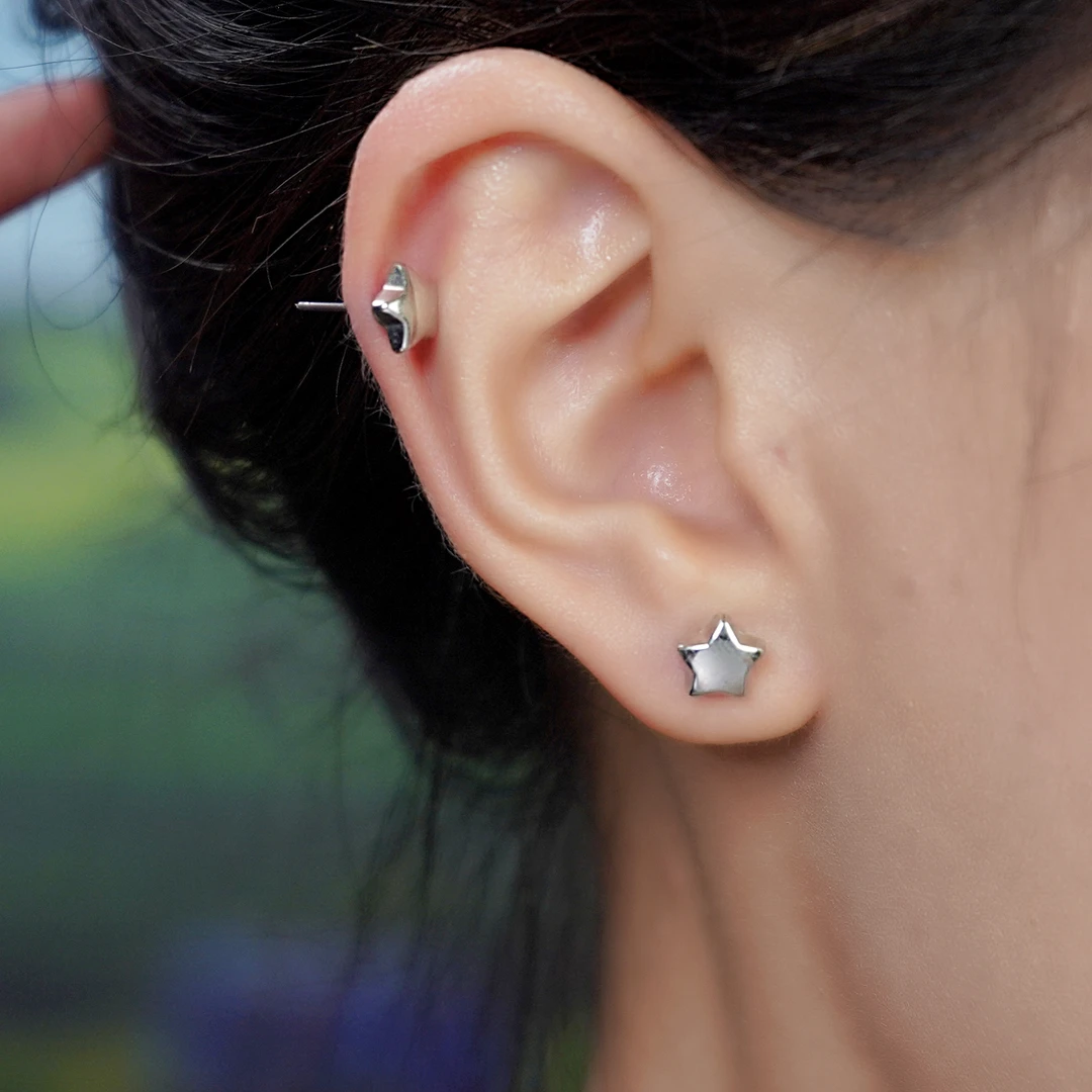 D5手工气质时尚百搭复古小众个性轻奢简约ins韩版耳钉