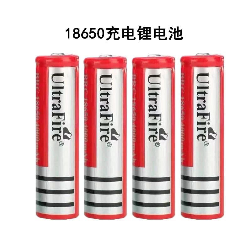 18650锂电池可充电3.7V大容量尖头平头理发器电扇手电专用