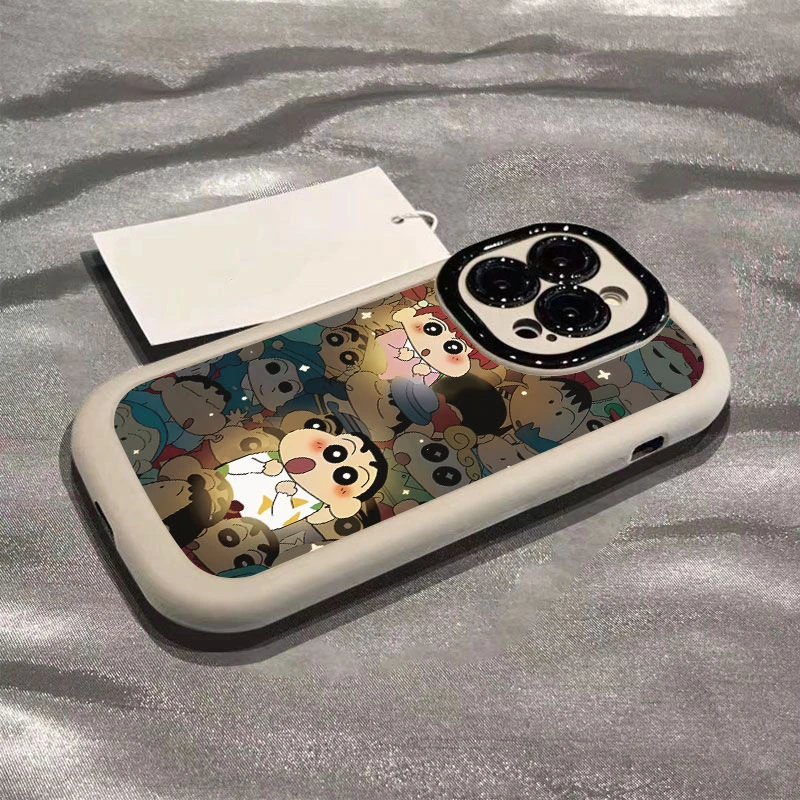 发光小新苹果15手机壳14Promax全包iPhone13Pro/12可爱11Pro硅胶X
