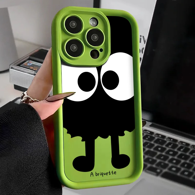 小煤球苹果15Promax手机壳iPhone13Pro/12透明11软壳XS潮款XR可爱