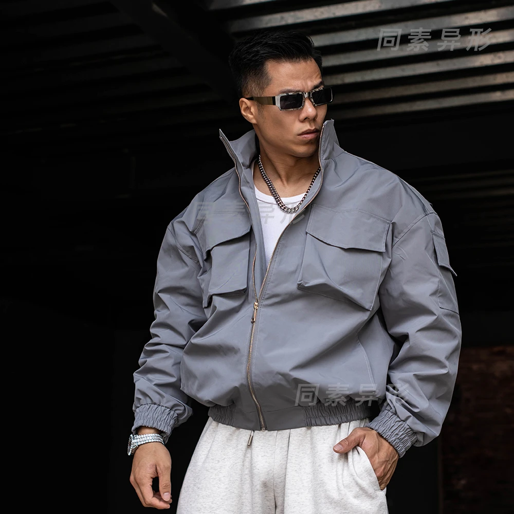 银刺经典夹克男士春秋美式运动户外防水防风执政官休闲透气宽松