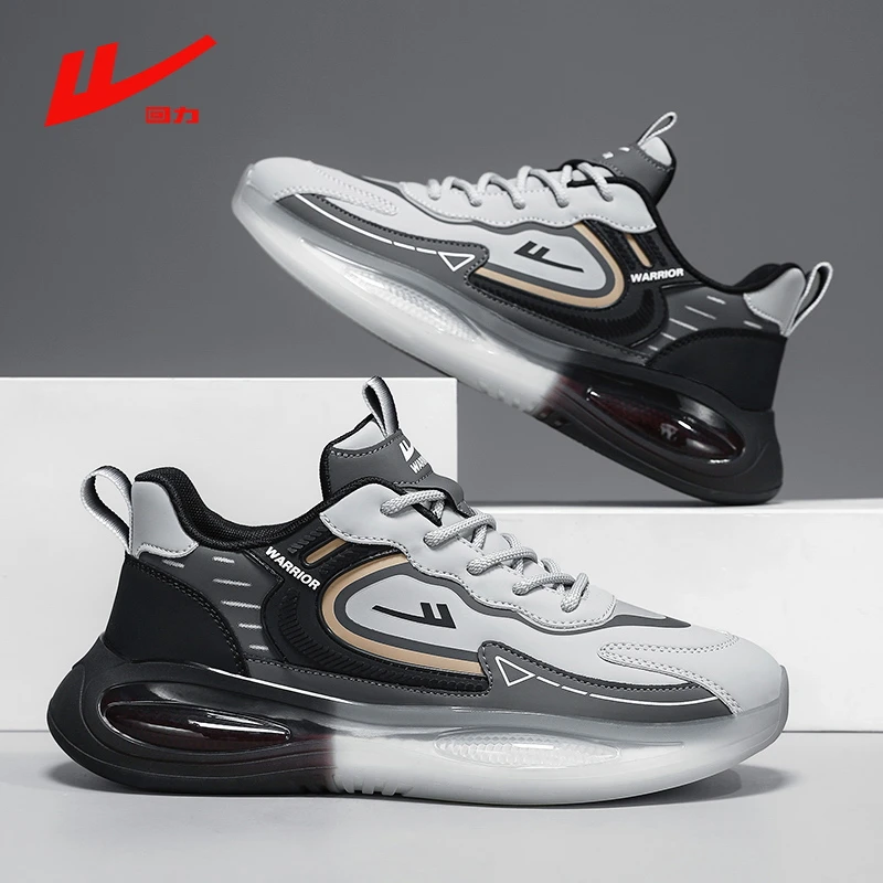 回力男鞋春季新款休闲学生厚底老爹潮鞋减震跑步防滑运动鞋子0591