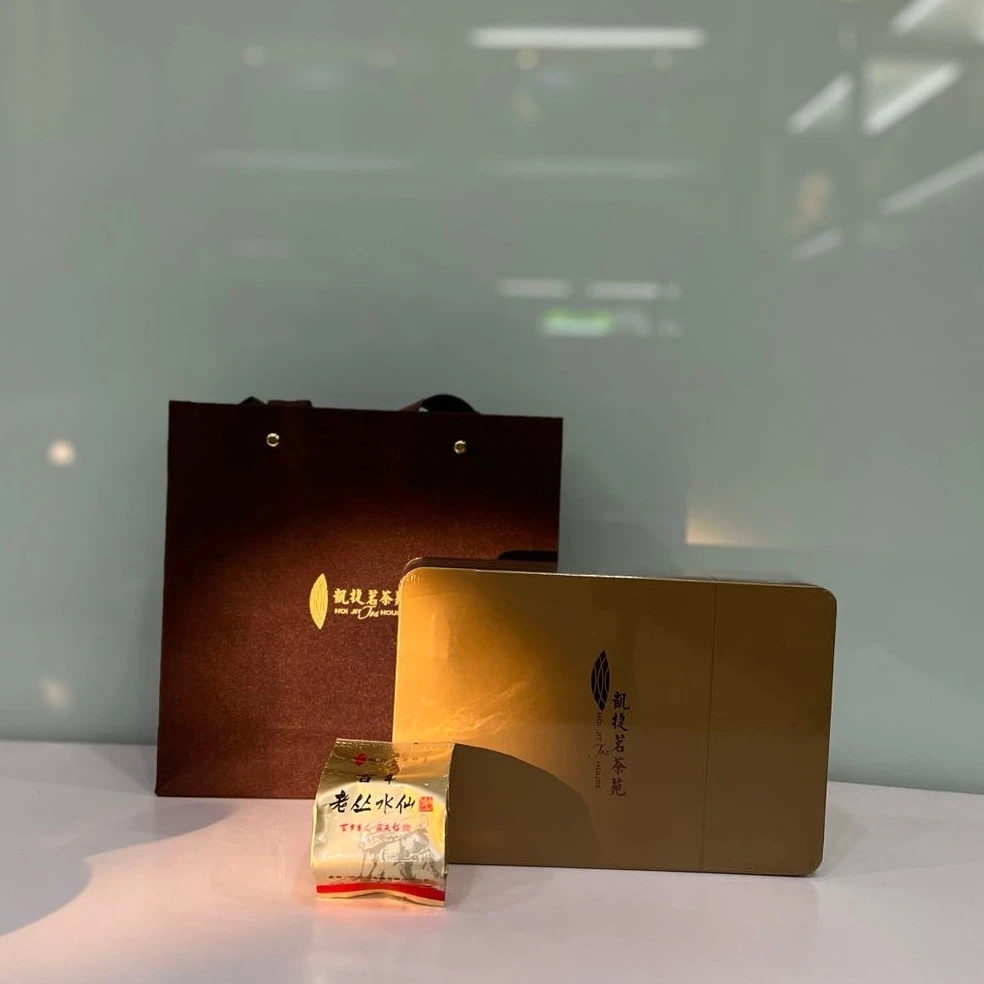 凯捷茗茶苑-贡品木盒老丛水仙51克