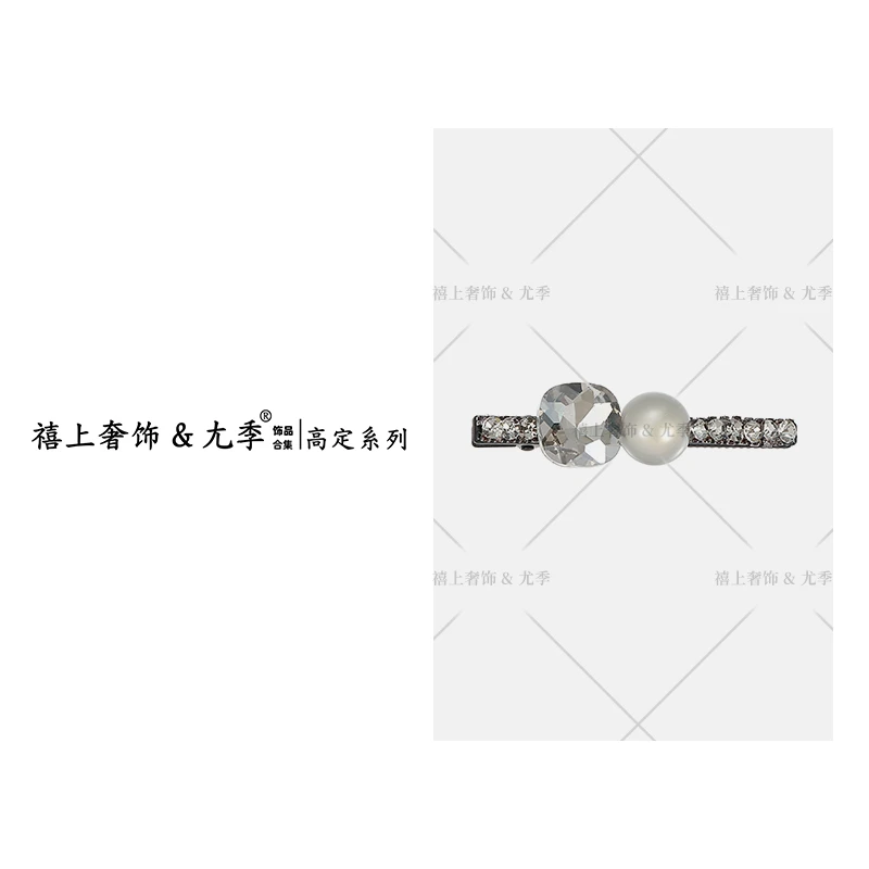 【禧上奢饰 & YOUJI】YJ888YFCA-高奢系列8317 宛若清新简约发夹
