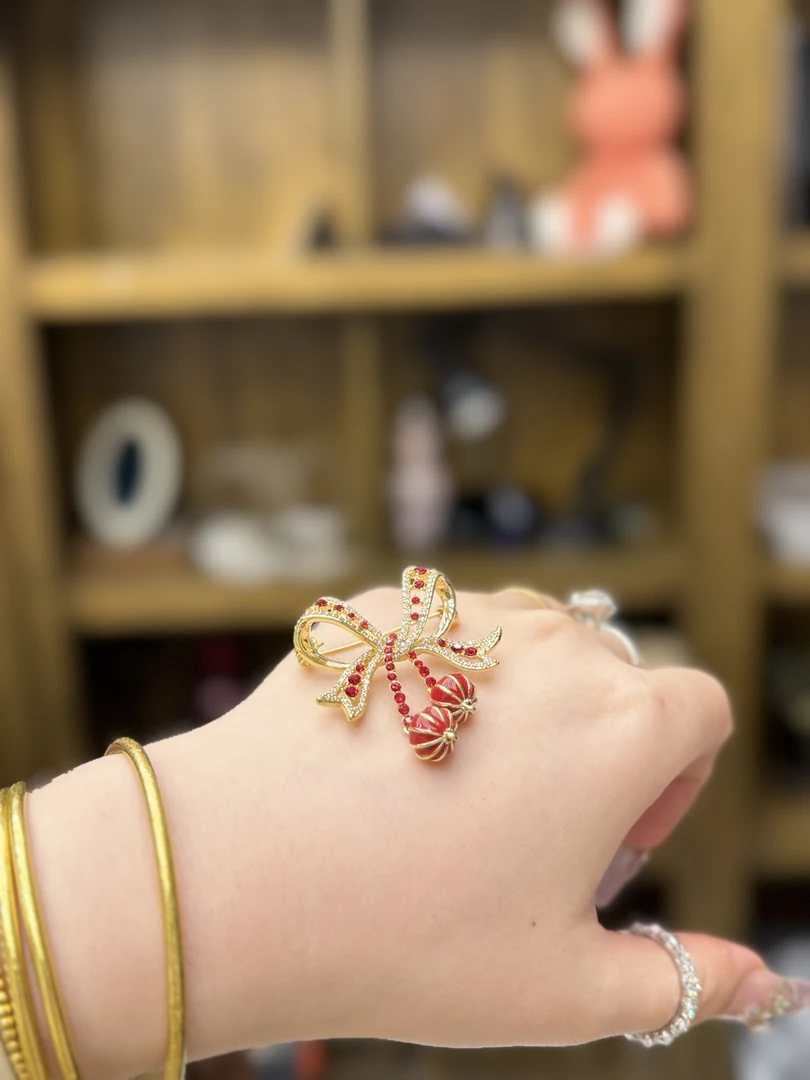 铜合金胸针 【禧上奢饰 & YOUJI】高奢系列2581设计师款轻奢胸针