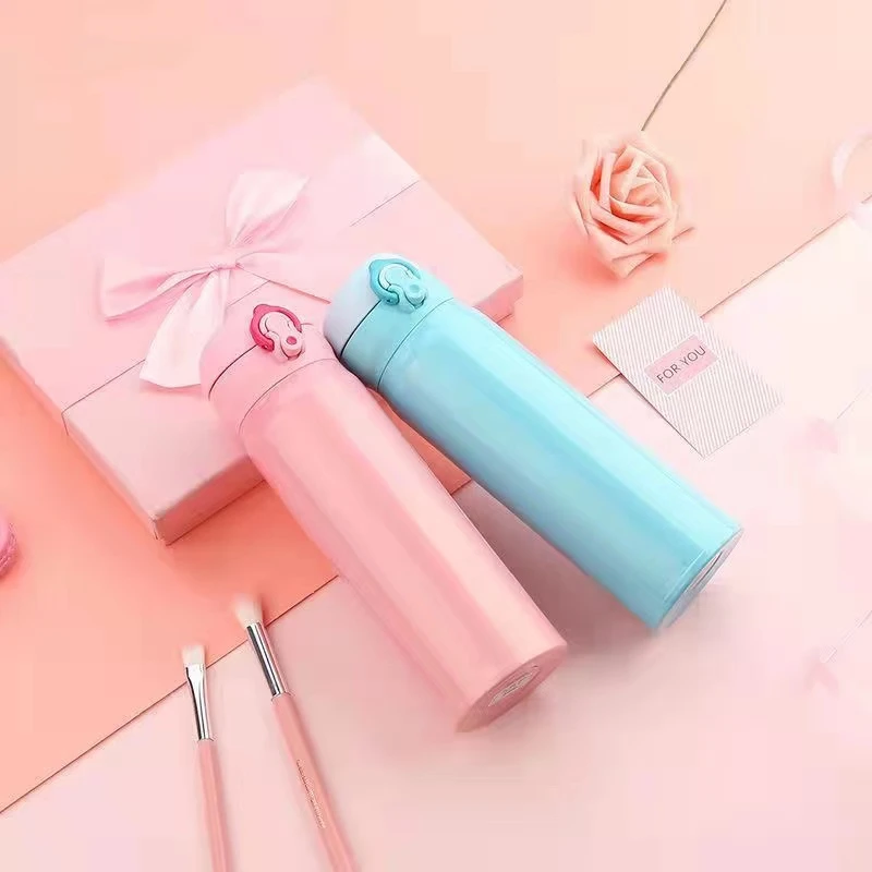 （小妹专属）双层情侣简约创意网红时尚车载保温杯水杯防烫大容量