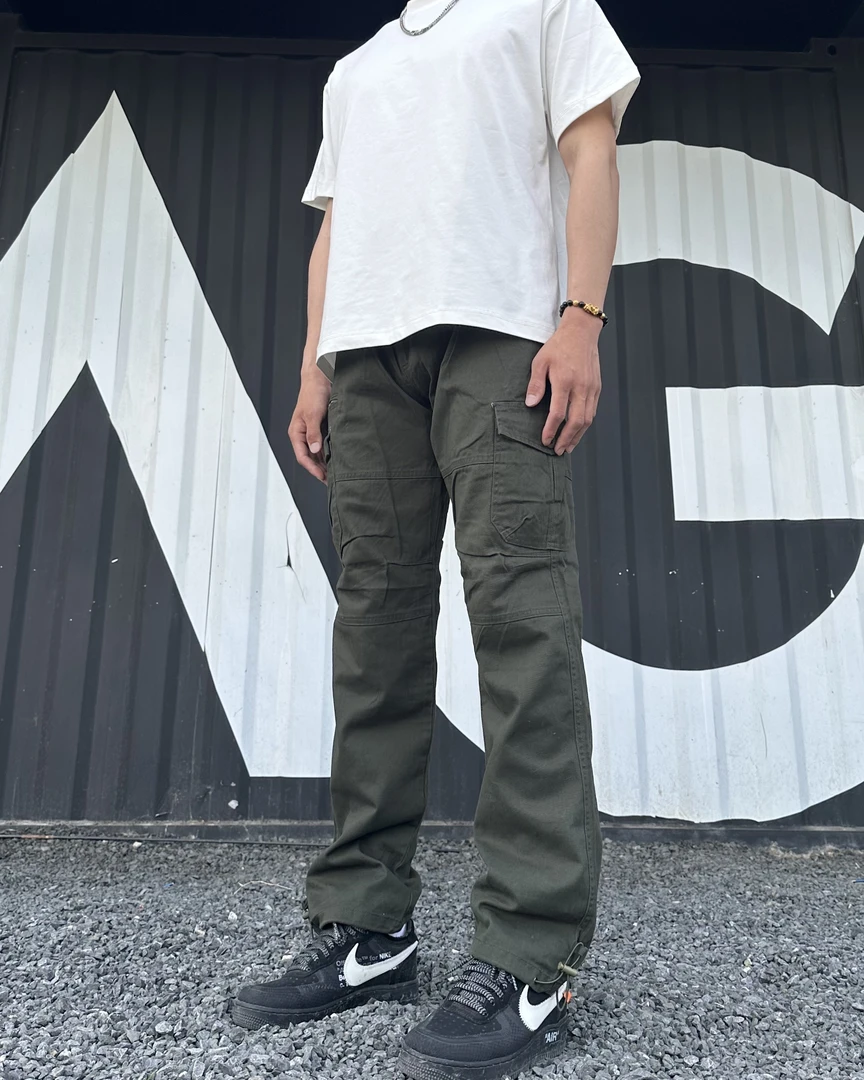 2024美式休闲水洗春夏伞兵裤街头百搭高级耐磨防风工装裤户外裤子