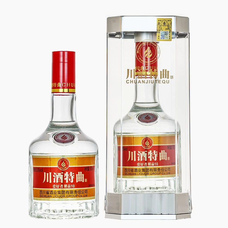 爱好者川酒集团出品（精品10 川酒特曲 浓香型 白酒）52度500ml