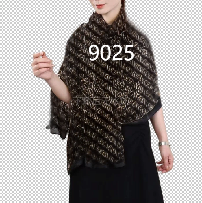 100新款百搭杭州丝绸丝巾90*180#9025