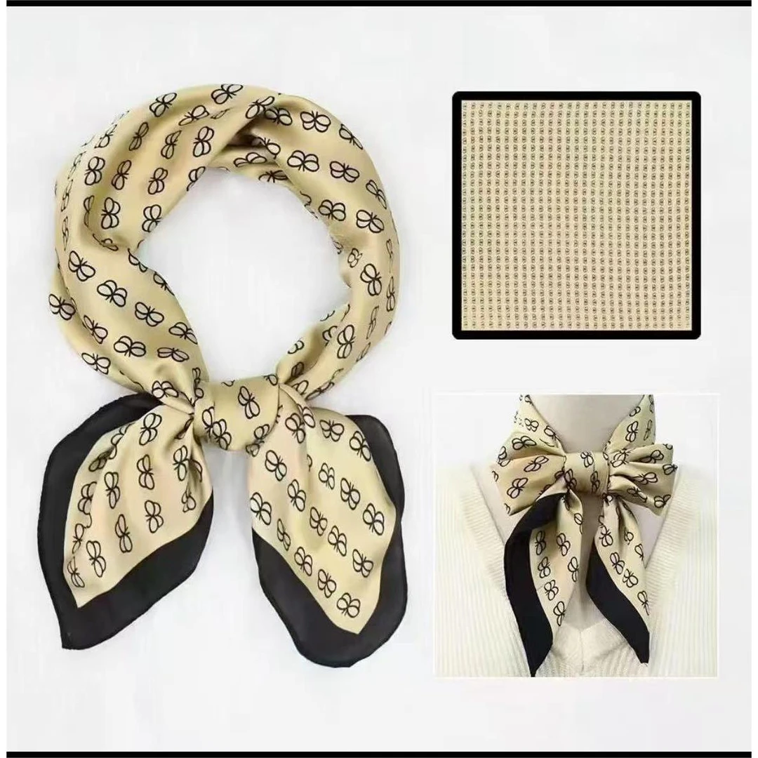 100新款百搭杭州丝绸丝巾70*70#1284